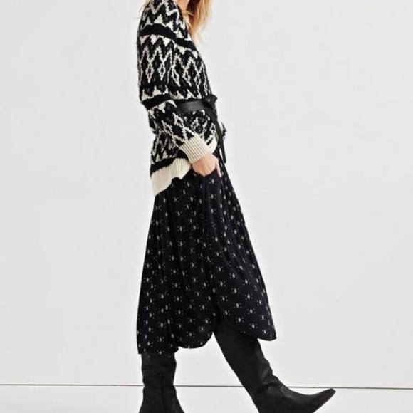 NWT Lucky Brand Fair Isle Cardigan Sweater - Picture 6 of 7